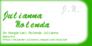 julianna molenda business card